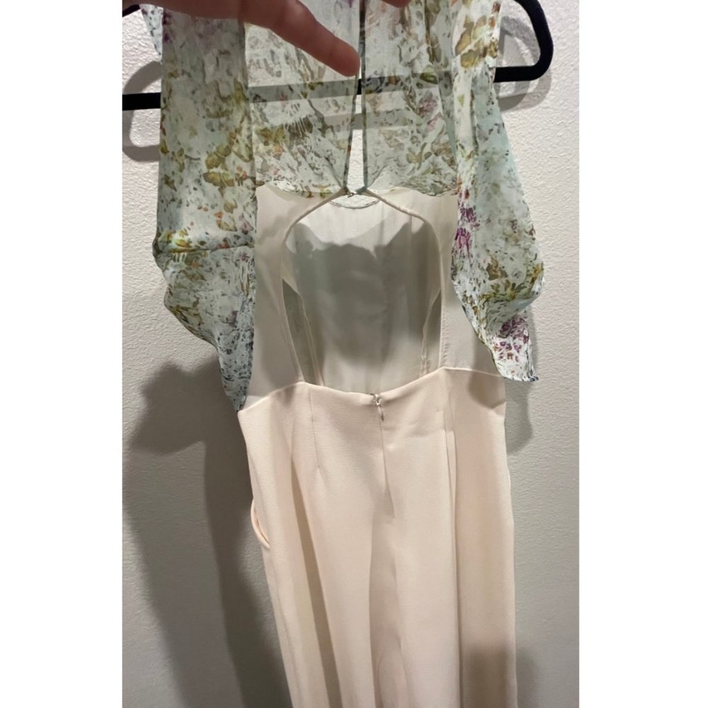 BCBGeneration Ivory Light Blue Jumpsuit - Picture 7 of 8
